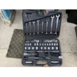 A CASED SOCKET AND SPANNER SET