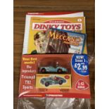 A DINKY TOY MODEL PRESENTATION PACK PLUS 2 1950'S MECCANO MAGAZINES