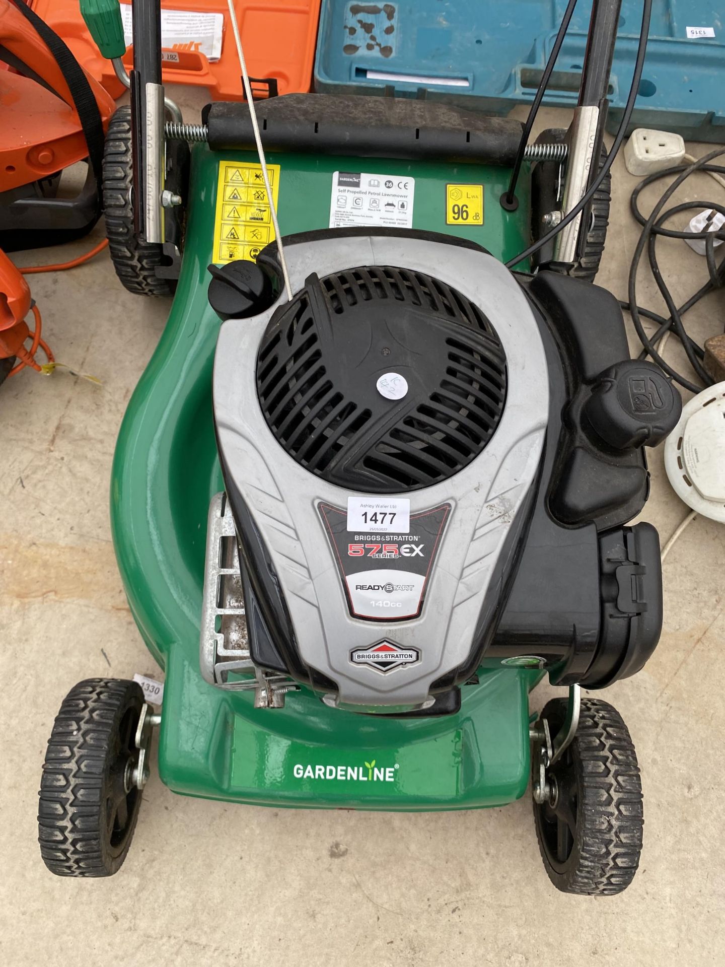 A GARDENLINE PETROL LAWN MOWER WITH BRIGGS AND STRATTON ENGINE - Image 3 of 4