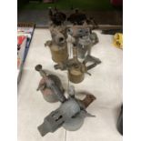 SEVEN VINTAGE BLOW TORCHES