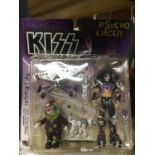AN ACTION FIGURES KISS 'PSYCHO CIRCUS' IN BLISTER PACK - PLEASE NOTE, THE PACK HAS BEEN OPENED