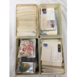 A SMALL CARDBOARD BOX CONTAINING A COLLECTOR?S DUPLICATES , USA , TURKEY . LARGE QUANTITY