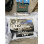 SIX AS NEW BHS HOTEL PILLOWS