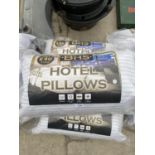 SIX AS NEW BHS HOTEL PILLOWS