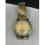 A VINTAGE ANDREW 4 JEWELS WRISTWATCH SEEN WORKING BUT NO WARRANTY