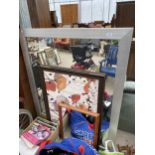 AN ASSORTMENT OF FRAMED PRINTS AND MIRRORS