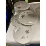 A QUANTITY OF ROYAL DOULTON 'TUMBLING LEAVES' TO INCLUDE A TUREEN, PLATES, ETC