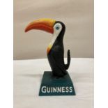 A CAST 'GUINNESS' TOUCAN HEIGHT 19CM