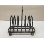 A SILVER PLATED MAPPIN AND WEBB TOAST RACK