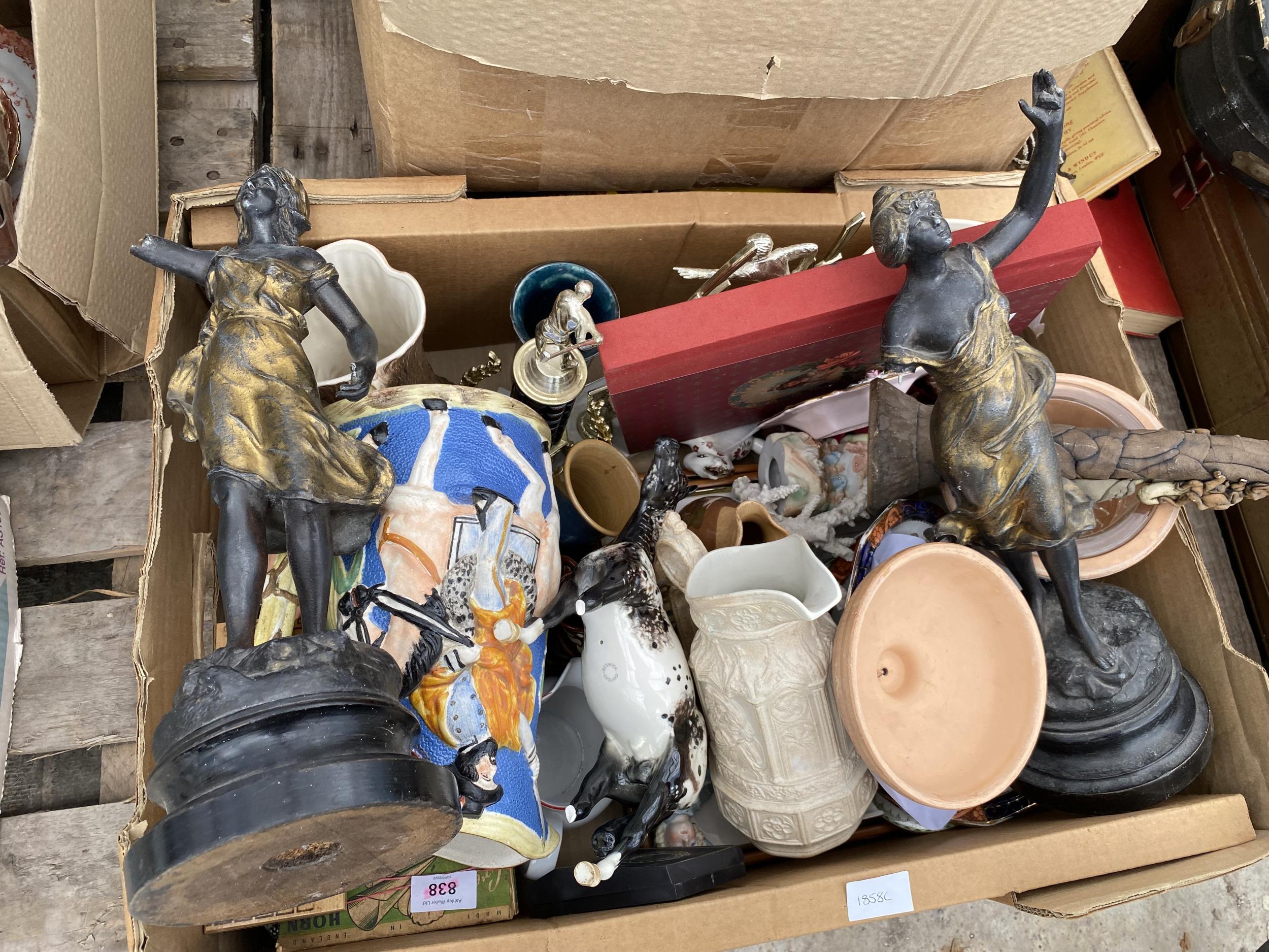 AN ASSORTMENT OF HOUSEHOLD CLEARANCE ITEMS TO INCLUDE CERAMICS - Image 2 of 6