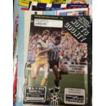 A QUANTITY OF WOLVES AWAY PROGRAMMES MAN CITY 1980 & 84, ALBION 1990, WREXHAM 1988, BLADES 1976,