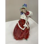 A ROYAL DOULTON FIGURE CHRISTMAS MORN HN1992 (SECOND)