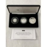 A TDC 2016 CASED SET OF THREE COINS ?YEAR OF THE THREE KINGS? . EACH COIN MINTED IN STERLING