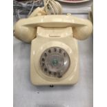 A VINTAGE CREAM DIAL TELEPHONE