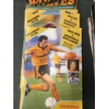 A COLLECTION OF THIRTEEN WOLVES HOME PROGRAMMES FROM 1990'S, BRIGHTON, CHARLTON, WEDNESDAY,