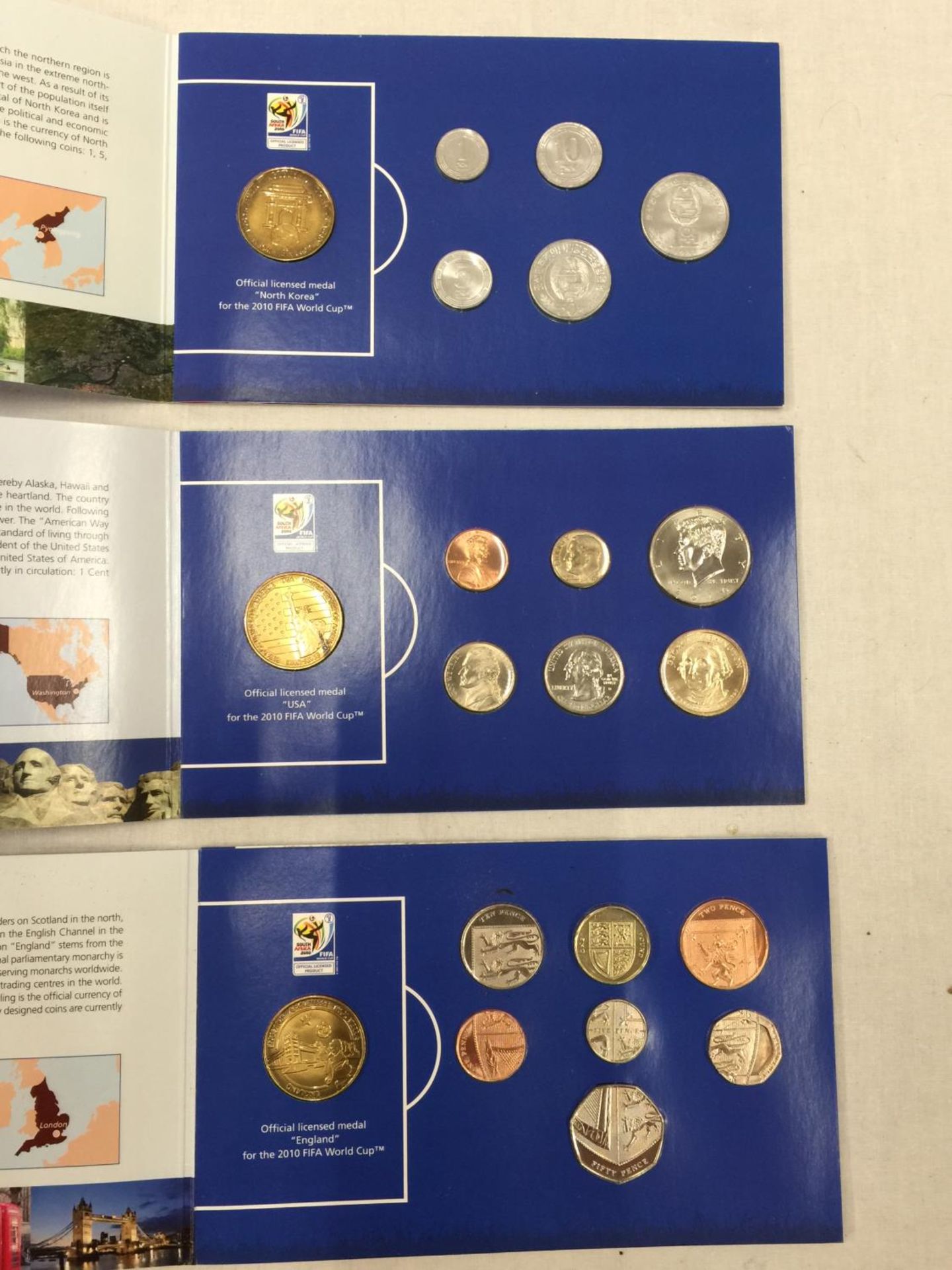 A COLLECTION OF 2010 WORLD CUP COINS - Image 2 of 3