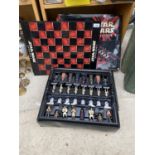 A BOXED AND COMPLETE STAR WARS EPISODE ONE CHESS SET