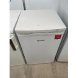A WHITE HOOVER UNDERCOUNTER FREEZER