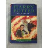 A FIRST EDITION HARDBACK HARRY POTTER AND THE HALF BLOOD PRINCE BY J.K. ROWLING PUBLISHED 2005