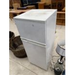 A WHITE CREDA UPRIGHT FRIDGE FREEZER