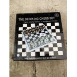 A CHESS DRINKING SET GAME