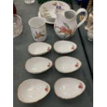 A QUANTITY OF ROYAL WORCESTER 'EVESHAM' TO INCLUDE A TEAPOT (NO LID), AVOCADO DISHES, BOWLS, ETC
