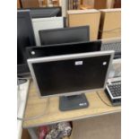 THREE COMPUTER MONITORS TO INCLUDE ACER AND HP ETC