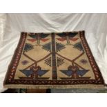 A BALUCHI RUG 147CM X 87CM