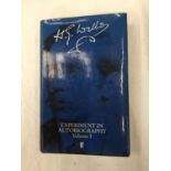 AN EXPERIMENT IN AUTOBIOGRAPHY HARDBACK BY H G WELLS WITH DUST COVER PUBLISHED 1984