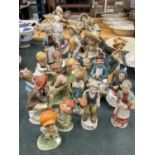 A QUANTITY OF CONTINENTAL STYLE FIGURINES