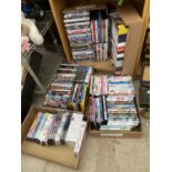 A LARGE ASSORTMENT OF VARIOUS DVDS