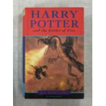A FIRST EDITION HARDBACK HARRY POTTER AND THE GOBLET OF FIRE BY J.K. ROWLING PUBLISHED 2000