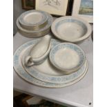 A QUANTITY OF ROYAL DOULTON 'HAMPTON COURT' TO INCLUDE MEAT PLATES, DINNER AND SIDE PLATES, SOUP