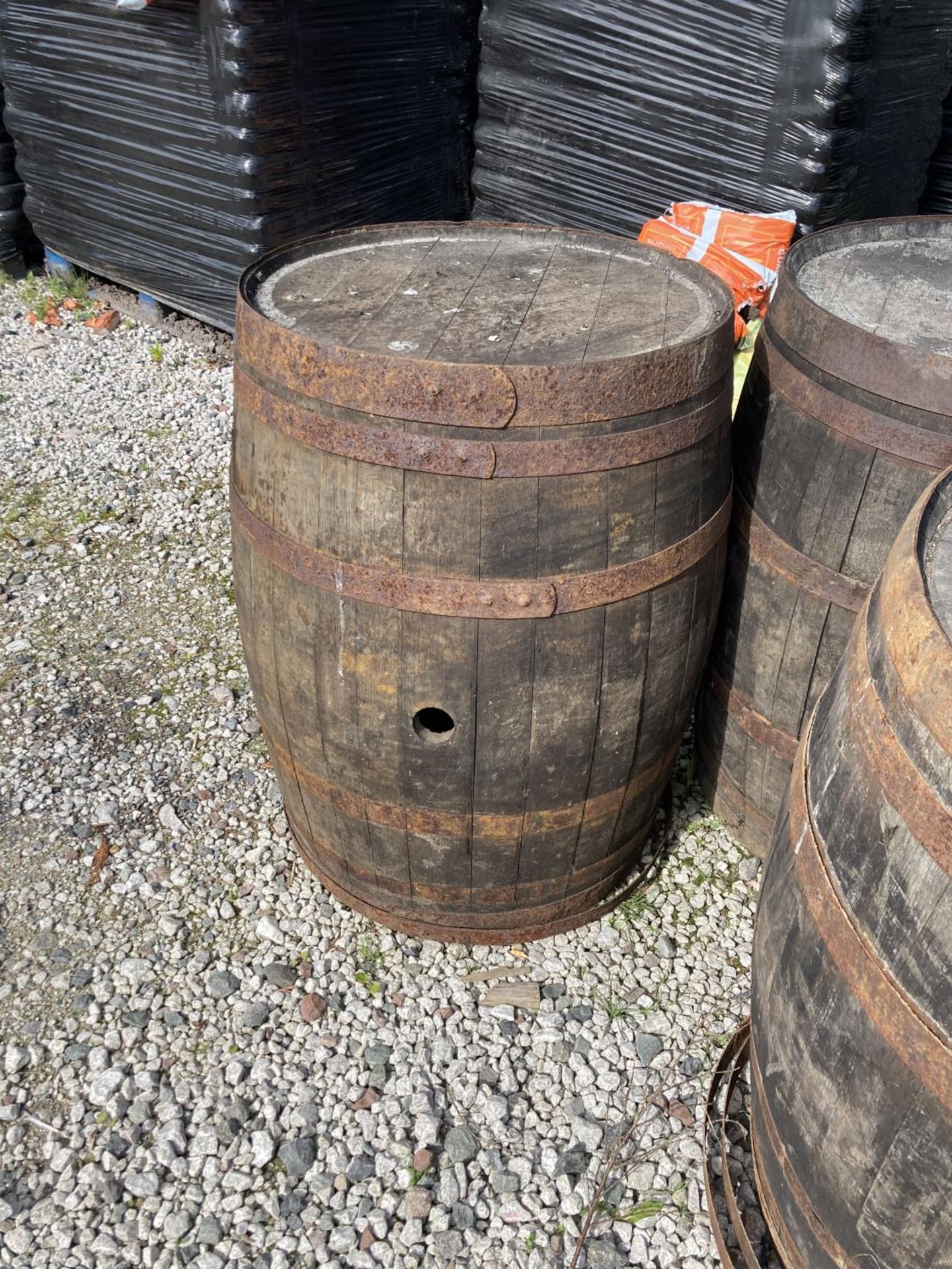 3 WHISKEY BARRELS + VAT - Image 2 of 2