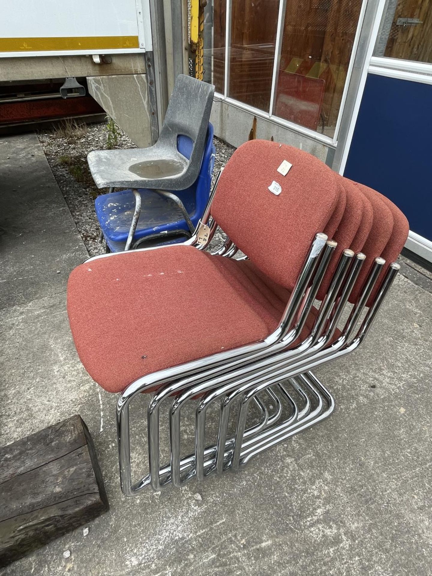 9 CHAIRS NO VAT