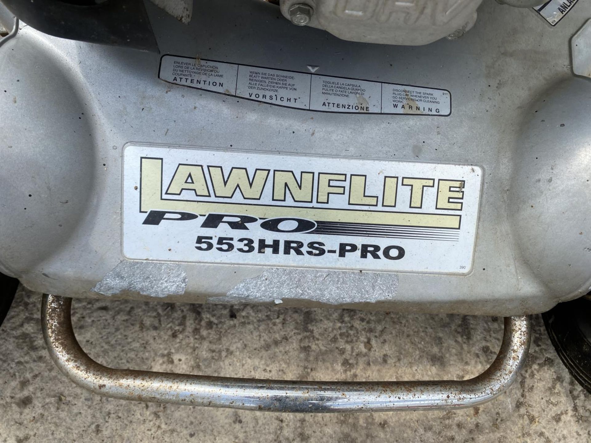 LAWNFLITE PRO 553 HOURS LAWNMOWER NO VAT - Image 2 of 3