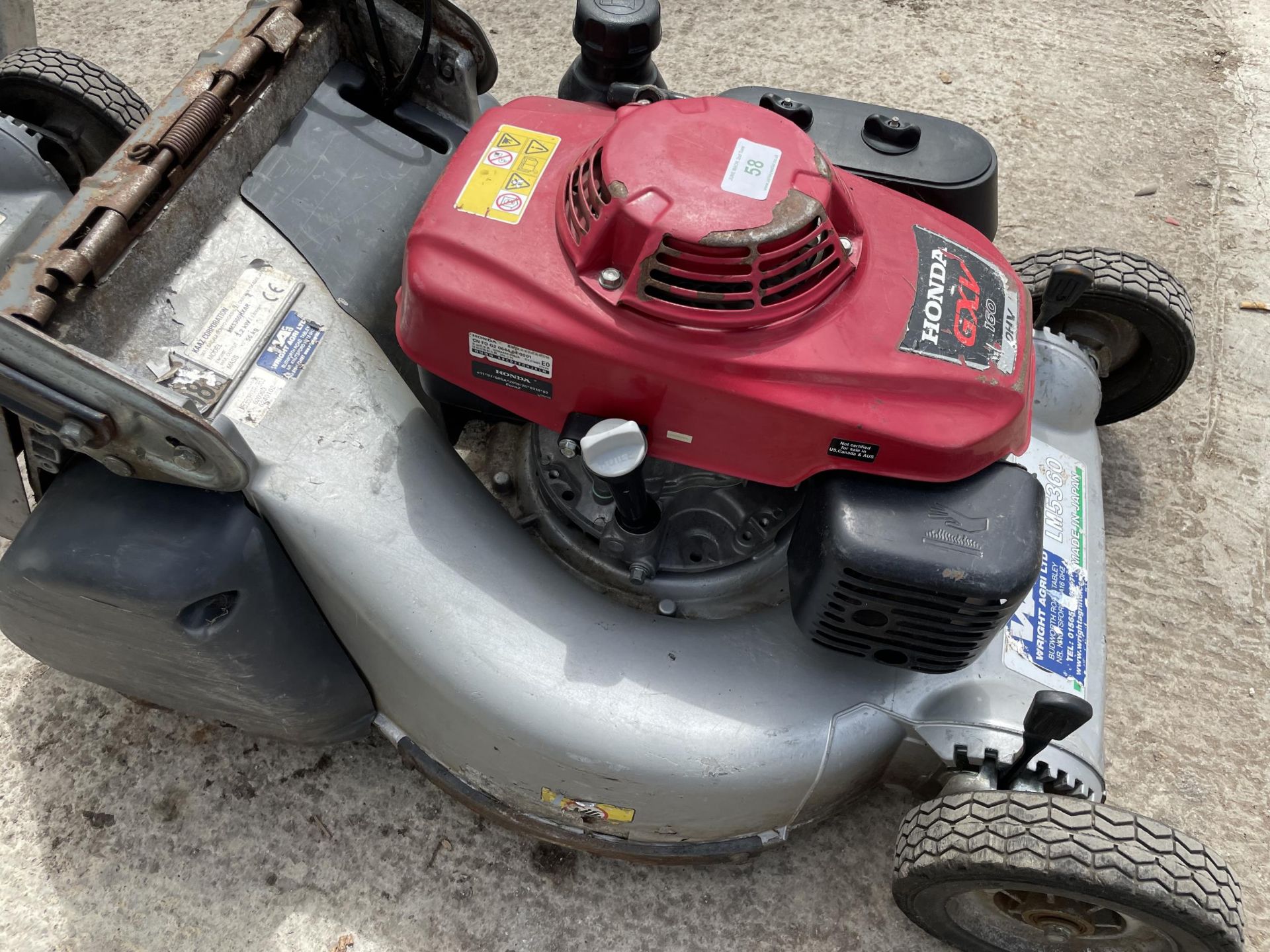 2 HONDA 21"ROTA POWER MOWERS SARP & LM5360 + VAT - Image 2 of 3