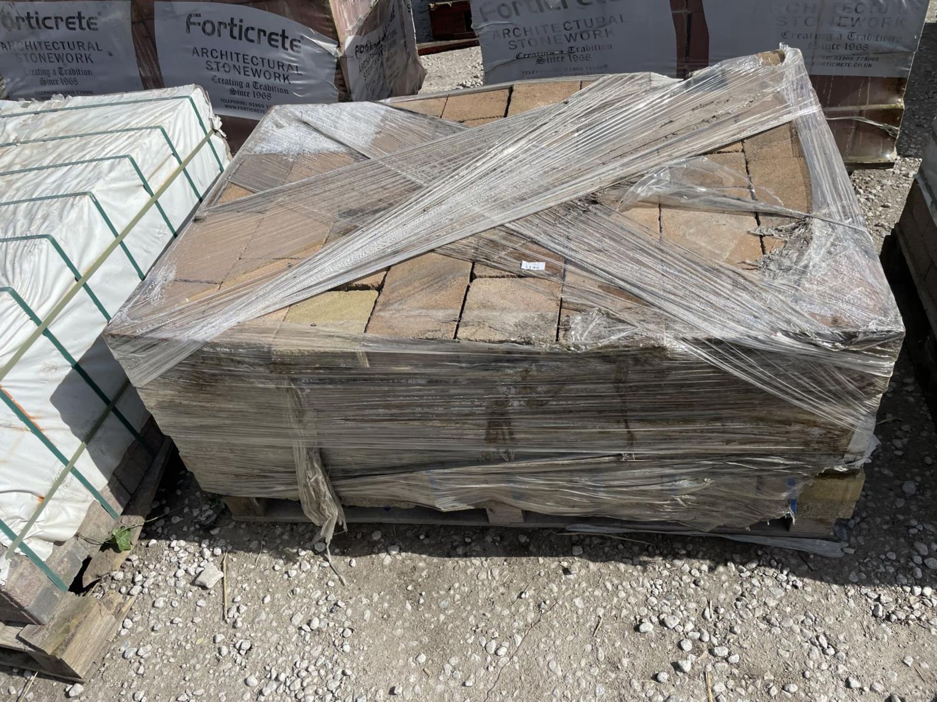 PALLET OF BARLEY BLOCK PAVERS + VAT