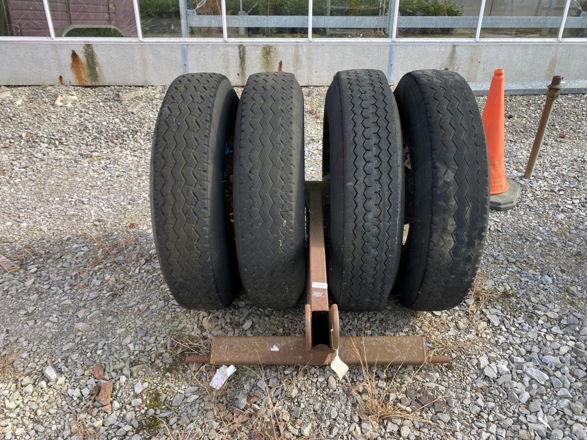 FRONT TYRE PRESS FOR A TRACTOR + VAT