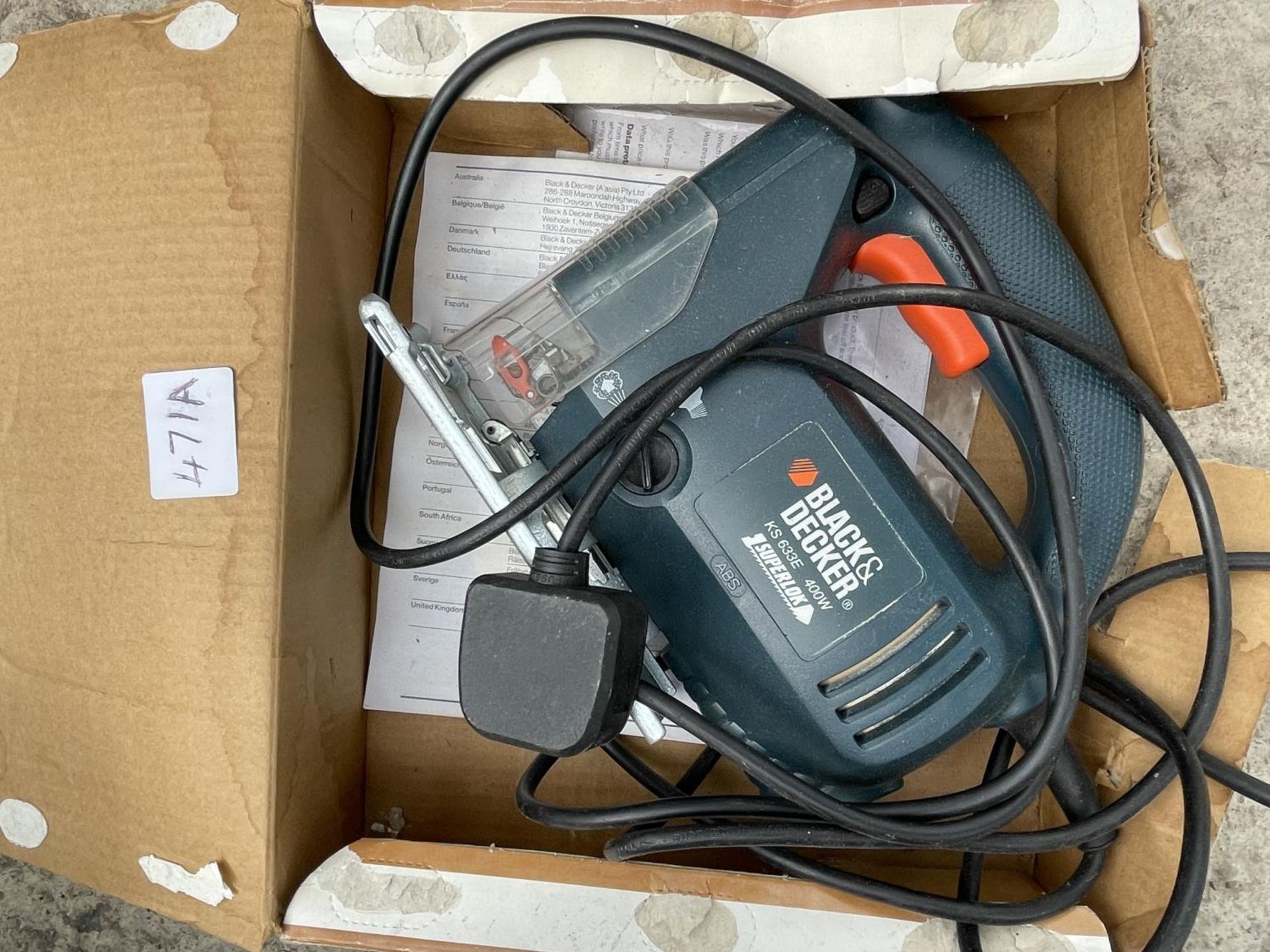 A JIGSAW AND A DRAPER SOLDERING GUN IN BOXES - Image 2 of 5
