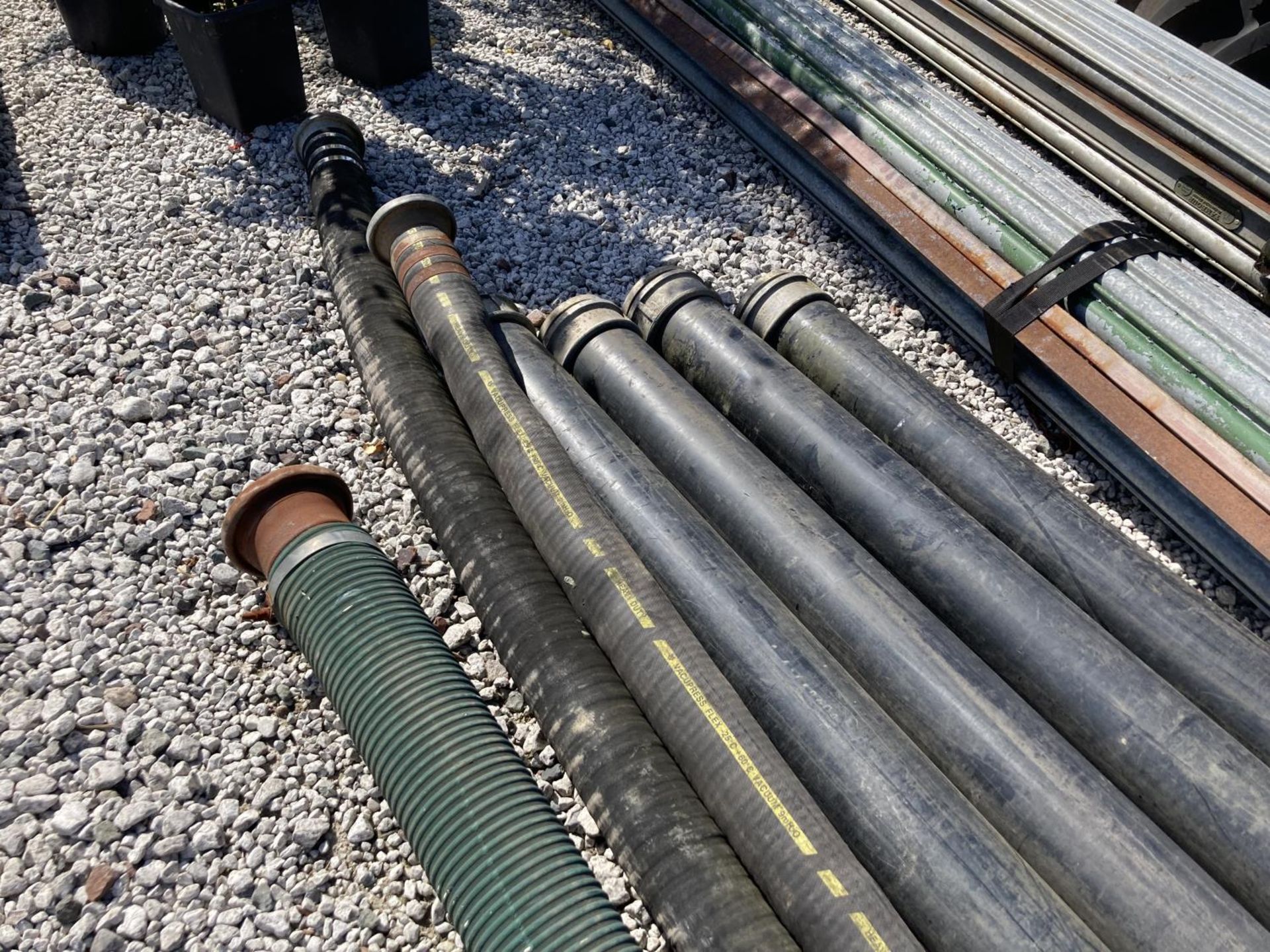 7 SLURRY PIPES 4X16' PLUS OTHERS + VAT - Image 3 of 3