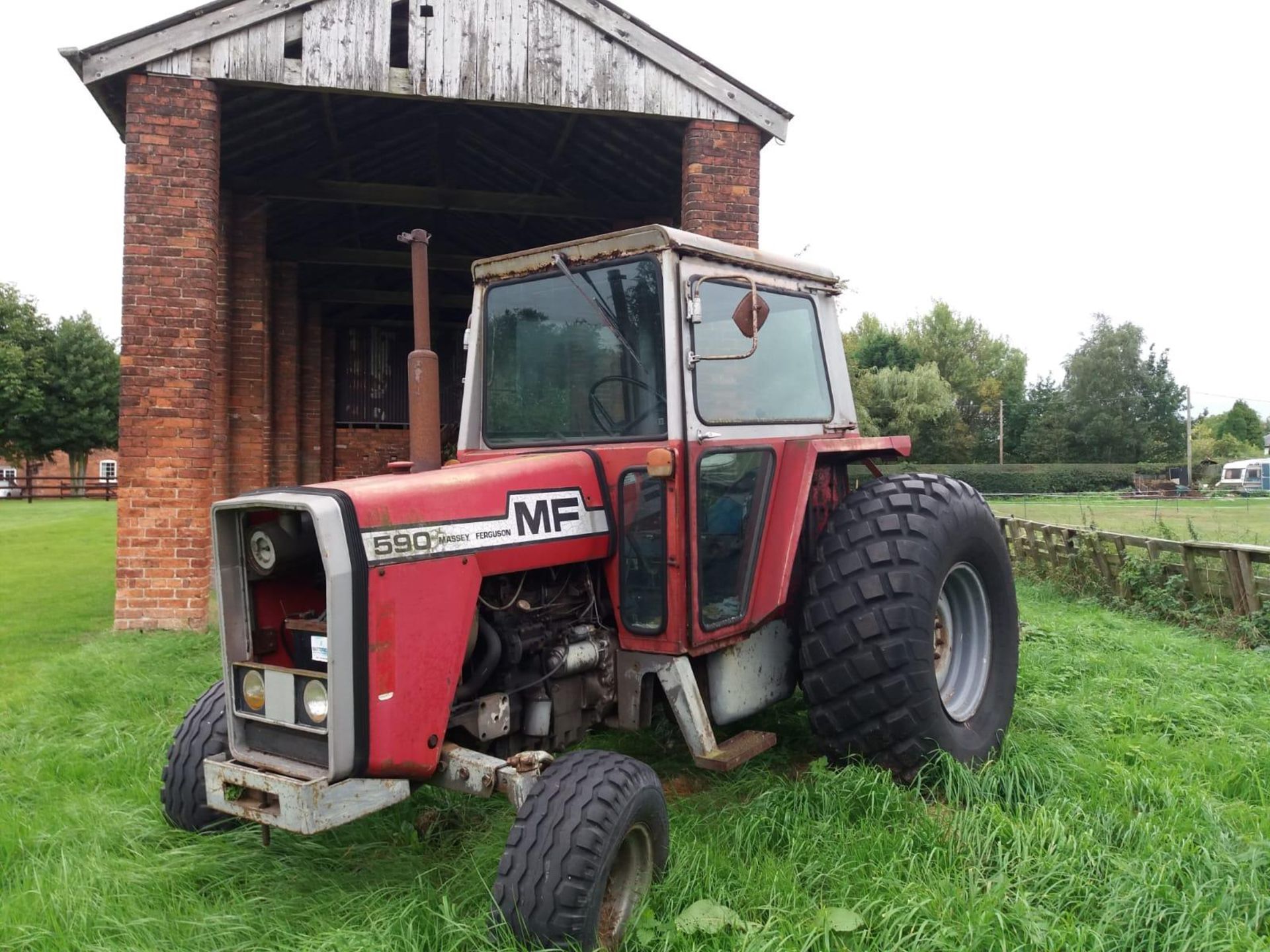 A MASSEY FERGUSON 590 TRACTOR -UTF 234S 4762 HOURS THIS TRACTOR HAS BEEN THE SUBJECT OF A FULL, - Image 9 of 22