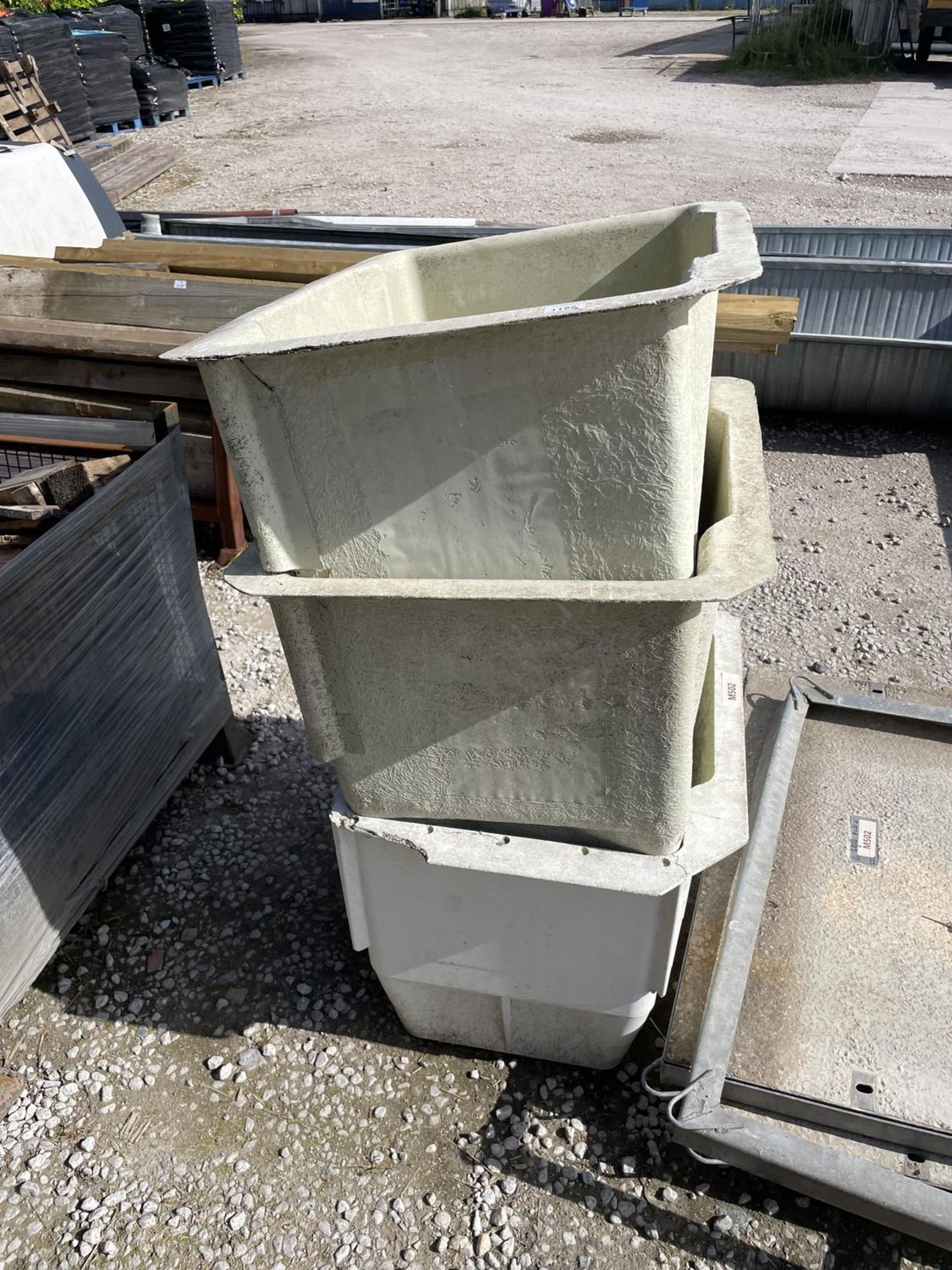 3 MOULDS / TROUGHS + VAT