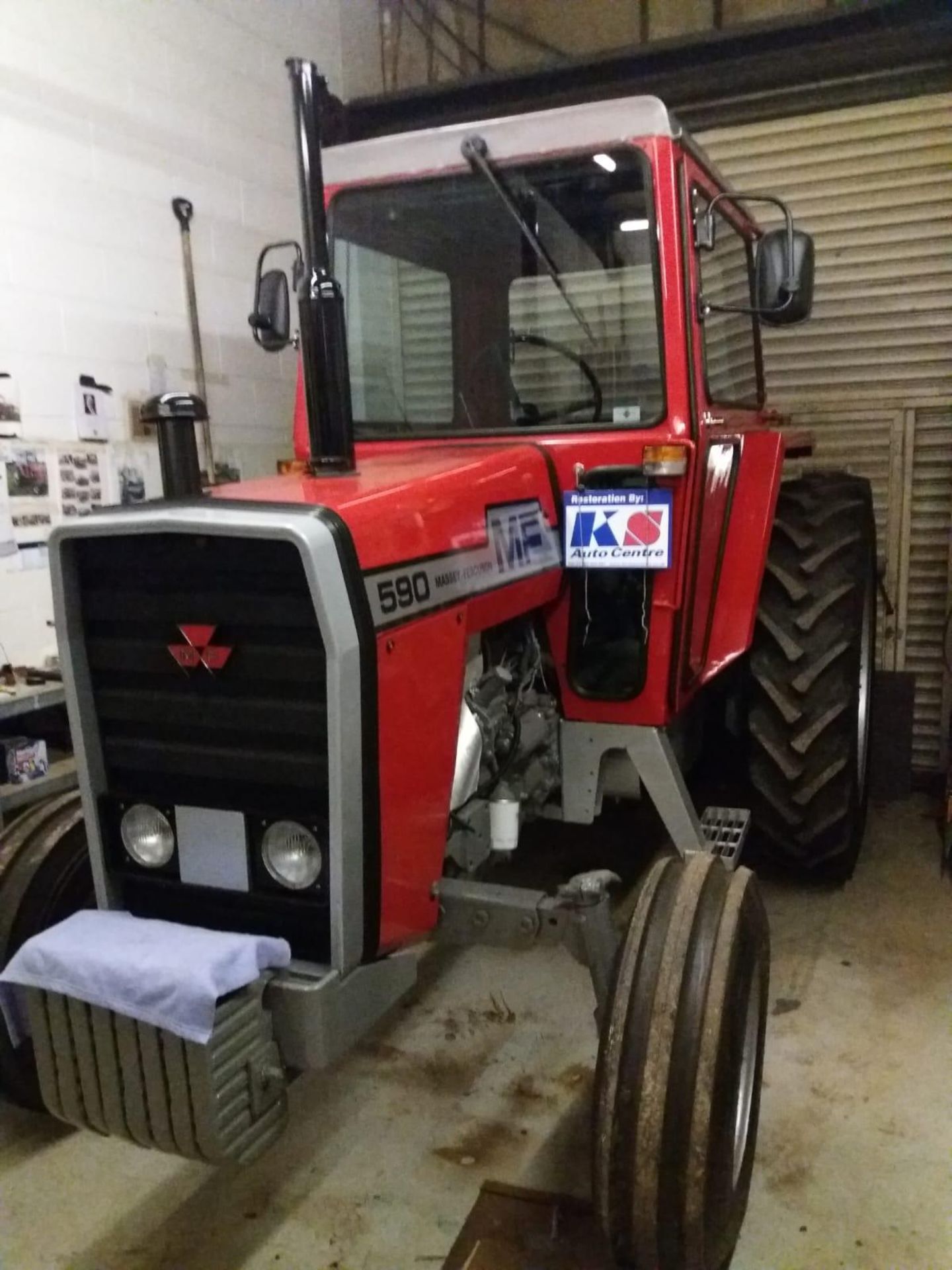 A MASSEY FERGUSON 590 TRACTOR -UTF 234S 4762 HOURS THIS TRACTOR HAS BEEN THE SUBJECT OF A FULL, - Image 3 of 22