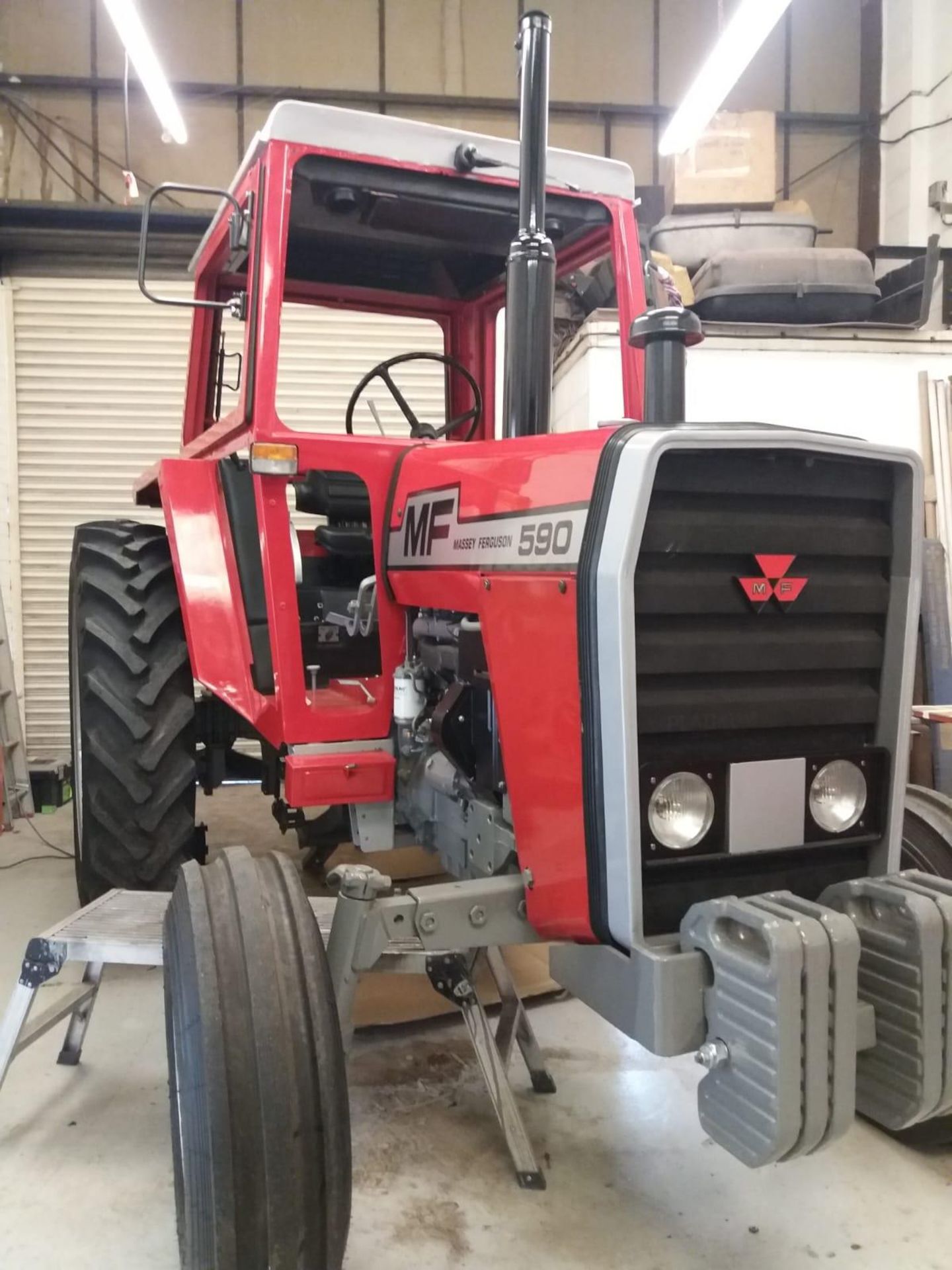 A MASSEY FERGUSON 590 TRACTOR -UTF 234S 4762 HOURS THIS TRACTOR HAS BEEN THE SUBJECT OF A FULL, - Image 16 of 22