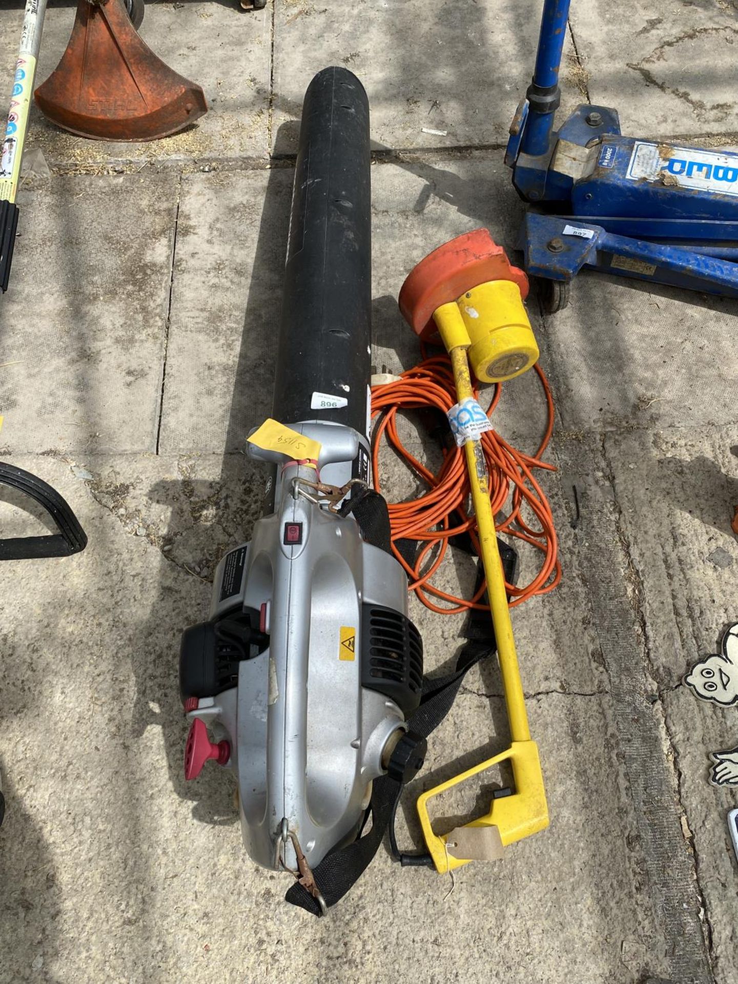 ELECTRIC STRIMMER AND SPEAR AND JACKSON BLOWER NO VAT