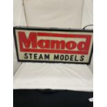 A MAMOD STEAM MODELS ILLUMINATED SIGN 66CM X 30CM