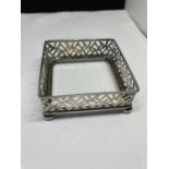 A HALLMARKED BIRMINGHAM SILVER FRAME GROSS WEIGHT 44.1 GRAMS