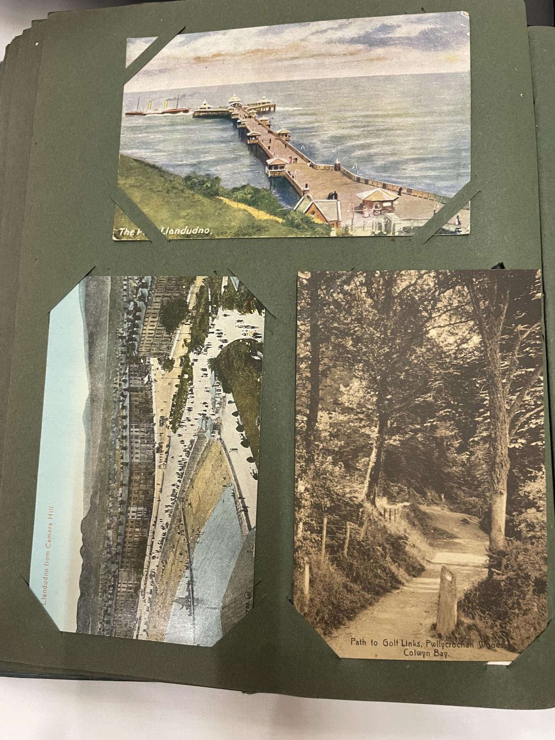 A VINTAGE PHOTO ALBUM CONTAINING FAMILY PHOTOGRAPHS PLUS A VINTAGE POSTCARD ALBUM WITH MAINLY - Image 2 of 5