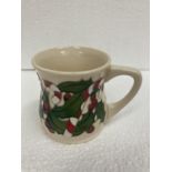 A MOORCROFT CANDY CANE MUG